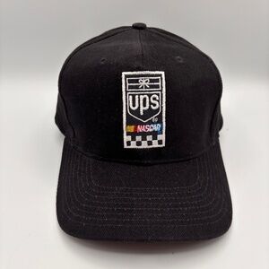 UPS Gift Logo NASCAR Checkered Express Delivery Embroidered Racing Hat